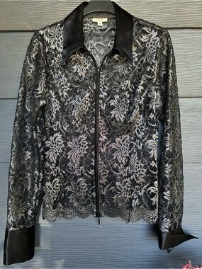 Vintage Cache’ lace blouse